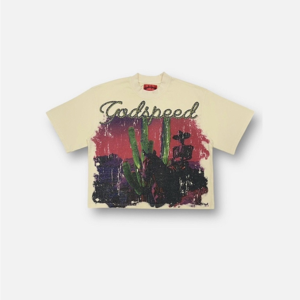 NEW Godspeed - Westworld T Shirt SMALL Bone/Tan/Beige